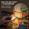 image:imageCeaco  Puzzle Scoop with LED Light amp Magnifier  1 Count Lifting Tool  Official Art Made in USA EasyGrip Pieces Recycled Board Finished Size 21x15 in Includes Poster Frameable Art Giftable