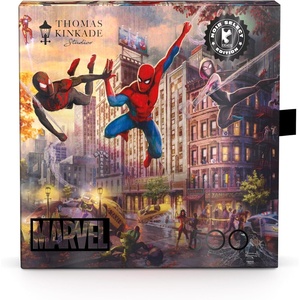 image:imageBuffalo Games  Marvel Comics SpiderMan and Friends  500 Piece Puzzle  Silver Select Officially Licensed Recycled Board Finished Size 2125 x 15 in Includes Poster Giftable Drawer Box