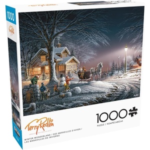 image:imageBuffalo Games  Terry Redlin  Winter Wonderland  1000 Piece Christmas Jigsaw Puzzle  Festive Holiday Puzzles for Adults  PrecisionCut Pieces and Hours of Relaxing Fun