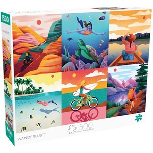 image:imageBuffalo Games  Marcy Day  Wanderlust  1500 Piece Jigsaw Puzzle for Adults Challenging Puzzle Perfect for Game Nights  Finished Size is 3850 x 2650