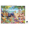 image:imageBuffalo Games  Aimee Stewart Beach Vacation  1000 Piece Puzzle for Adults  Art by Aimee Stewart Silver Select Foil Finish Finished Size 2675 x 1975 in Includes PosterGiftable Display Box