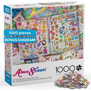 image:imageBuffalo Games  Aimee Stewart My Rad Sticker Collection 19871000PC Jigsaw Puzzle