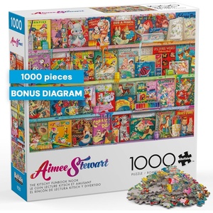 image:imageBuffalo Games  Aimee Stewart The Kitschy  1000 Piece Puzzle for Adults  Art by Aimee Stewart Made in USA Recycled Board Finished Size 2625 x 1975 in FullSize Poster Included Giftable