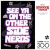image:imageBuffalo Games  Stranger Things  Stranger Things  See Ya on the Other Side Nerds  300 Piece Jigsaw Puzzle for Adults Challenging Puzzle Perfect for Game Nights