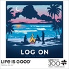 image:imageBuffalo Games  Life is Good  Tropical Log On  300 Piece Jigsaw Puzzle for Adults  Challenging Puzzle Perfect for Game Nights  Finished Size is 2125 x 1500Tropical Log On