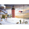 image:imageBuffalo Games  Charles Wysocki  West Quoddy Headlight  300 Oversized Piece Jigsaw Puzzle  Larger Easy to Grip Shapes  Great for Adults Seniors Kids Winter Artwork Holiday Fun