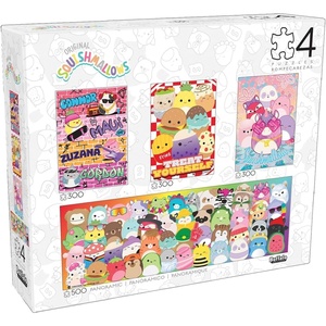 image:imageBuffalo Games  Squishmallow  4 X 1 Multipack  Squishmallow Party Pack  Multi Piece Jigsaw Puzzle for Adults Challenging Puzzle Perfect for Game Nights  Finished Size Varies