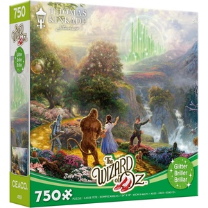 image:imageCeaco  Thomas Kinkade  The Wizard of Oz  Dorothy Discovers Emerald City  750 Piece Glitter Jigsaw Puzzle