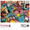 image:imageBuffalo Games  Andrew Farley  Finned Furred and Feathered Friends  750 Piece Jigsaw for Adults  Challenging Puzzle Perfect for Game Nights  Finished Puzzle Size is 2400 x 1800
