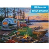 image:imageBuffalo Games  A Happy Camper  1000 Piece Jigsaw Puzzle by Darrell Bush