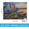 image:imageBuffalo Games  A Happy Camper  1000 Piece Jigsaw Puzzle by Darrell Bush