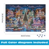 image:imageBuffalo Games  Dowdle Victorian Christmas Village 2000 Piece Puzzle