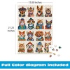 image:imageBuffalo Games  Dressy Dogs Cozy Cats  500 Piece Puzzle for Adults