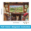 image:imageBuffalo Games  Lars Stewart England Train View 1000 Piece Jigsaw Puzzle