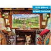 image:imageBuffalo Games  Lars Stewart England Train View 1000 Piece Jigsaw Puzzle