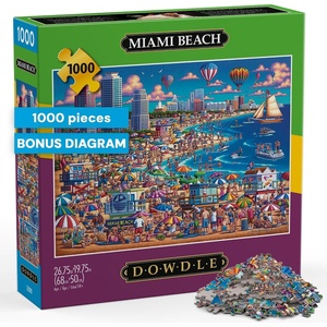 image:imageBuffalo Games  Eric Dowdle Miami Beach  1000 Piece Puzzle for Adults