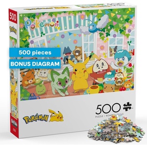 image:imageBuffalo Games  Pokmon Happy Caf  500 Piece Jigsaw Puzzle