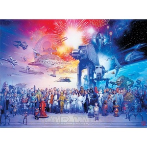 image:imageBuffalo Games  Star Wars Saga Celebration 1000Piece Silver Select Puzzle