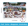 image:imageBuffalo Games  Churchyard Christmas Charles Wysocki 500 PC Jigsaw Puzzle